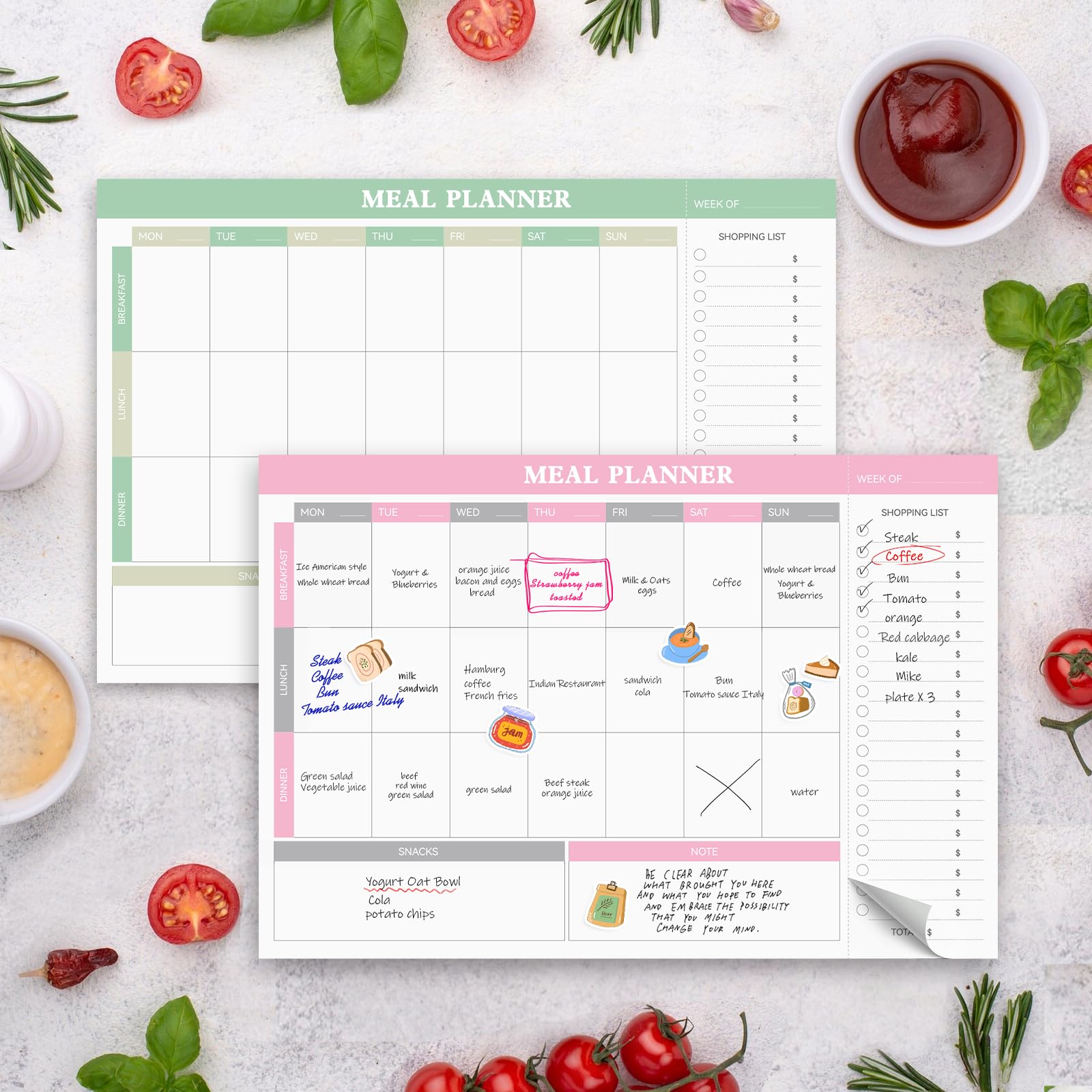 メモ帳　クッキングメモ 防水メモ帳横開き – SPT PRO